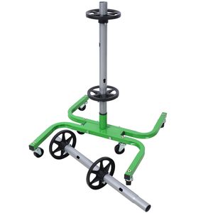Estante de Almacenamiento Verde con Capacidad para 275 LBS, con Seis Ruedas Giratorias de 2 Pulgadas, Estantes de Garaje con Ruedas - Product Image 2