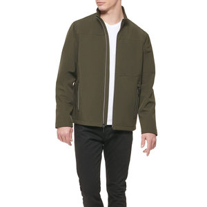 Chaqueta Impermeable Unisex Verde Oliva, con Capucha y Cierre, Cortavientos, para Invierno, Corte Regular, Estilo Camuflaje - Product Image 2