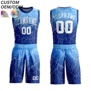 Maillot de basketball professionnel respirant, uniforme d'équipe personnalisé imprimé, 100 % polyester, support OEM ODM pour la fabrication en gros - Product Image 3