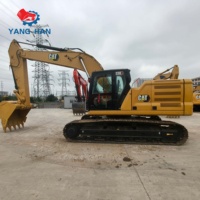Excavatrice CAT 330 d'occasion à vendre, bon état, machine de construction lourde, marteau brise-roche, dents de godet de rechange