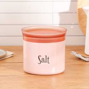 Classic Metal Storage Jar with Wooden Cover for <b>Kitchen</b> <b>Pantry</b> Organization and Elegant Countertop Styling - Product Image 1