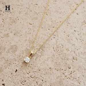 Collar Minimalista con Colgante Solitario de Diamante Cultivado en Laboratorio con Corte Cojín en Oro de 14k, Certificado IGI, Joyería Fina para Mujer - Product Image 3
