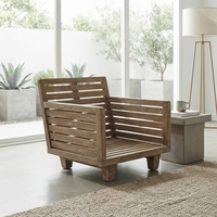 Fauteuil de salon minimaliste en teck massif de qualité supérieure, pour appartement, salon