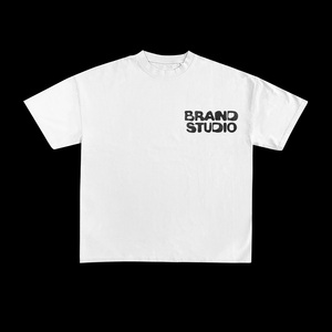 เสื้อยืดคอกลมพิมพ์ลายกราฟิกคุณภาพพรีเมียมสำหรับผู้ชาย ทรงหลวม ผลิตโดยผู้ผลิตมืออาชีพ ผลิตในปากีสถาน TRADEEM SPORTS - Product Image 3