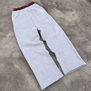 Pantalon de jogging ample et respirant pour homme, coupe évasée, avec cordon de serrage, logo personnalisé, style streetwear, imperméable - Product Image 5