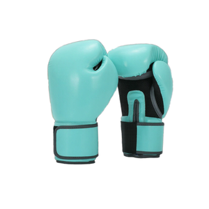 Children's Blue <b>White</b> Red Yellow <b>Boxing</b> <b>Gloves</b> 16 oz PU/Adhesive Liner Material Dairy Cow Design Customizable OEM for Europe - Product Image 2