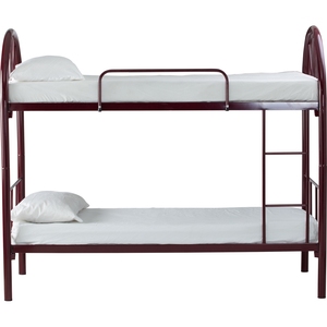 Cama litera metálica moderna, cama alta doble, estructura de cama para adultos, muebles de dormitorio KD - Product Image 3