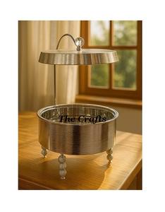 Recipiente para calentar comida de acero inoxidable con tapa colgante, diseño fantástico, para buffet de hotel, venta al por mayor. - Product Image 1