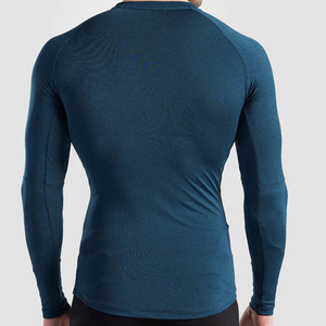 Custom Men Compression Shirt <b>Long</b> <b>Sleeve</b> Gym Fitness Tight Sportswear Quick Dry Breathable Workout <b>Base</b> <b>Layer</b> T-Shirt - Product Image 2