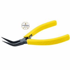 Half-bend extra-<b>long</b> <b>nose</b> pliers with jaws bent to 40 - Product Image 1