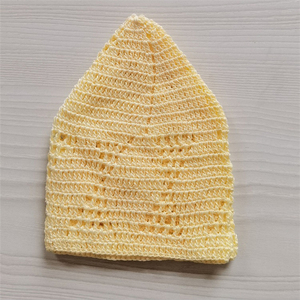 Nouveau Chapeau de Prière Musulman Kufi pour Hommes, Couleur Unie, Coton Respirant en Maille - Product Image 5