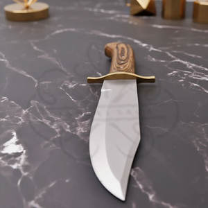 มีดโบวี่คุณภาพสูงสำหรับเดินป่า ล่าสัตว์ เอาตัวรอด ใบมีดเหล็ก D2 แบบเต็มด้าม สำหรับพกพาประจำวัน ใช้ในกิจกรรมกลางแจ้ง และยุทธวิธี - Product Image 2