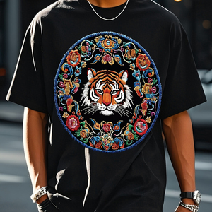 เสื้อยืดผู้ชายไซส์ใหญ่พิมพ์โลโก้ตามสั่ง – เสื้อยืดพิมพ์ลาย DTF DTG คุณภาพพรีเมียมสำหรับแบรนด์แฟชั่น ขายส่งและรับออเดอร์จำนวนมาก - Product Image 2