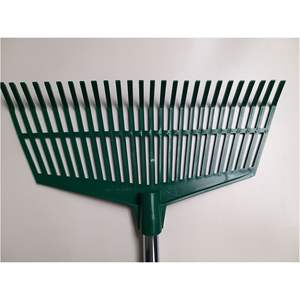 Râteau à feuilles à 26 dents, râteau à gazon, outils de jardinage avec manche en acier léger et tête en plastique durable - Product Image 3