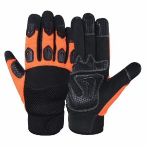 ถุงมือช่างคุณภาพสูงสำหรับงานหนัก เสริมความแข็งแรงด้วยหนังสังเคราะห์ Amara ป้องกันแรงกระแทก ปกป้องมือ - Product Image 1