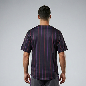 Camiseta de Béisbol Sublimada para Hombre, Ropa Deportiva de Equipo, Fabricante de Camisetas de Béisbol de Alta Calidad para Hombre, Camiseta de Béisbol con Cuello Redondo para Hombre - Product Image 2
