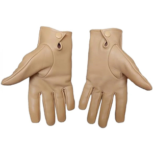 Guantes de cuero hasta la muñeca, estilo liso, sin forro, para uso diario en primavera y otoño, color gris, guantes de cuero a precio de mayoreo. - Product Image 4
