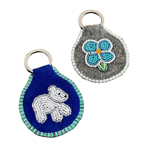 Llavero Artesanal de Cuentas Tejidas, Diseño Único, Colgante para Bolsos de Viaje y Carteras, Ecológico, Bordado de Cuentas Coloridas - Product Image 3