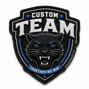 Fabricante de Parches Personalizados de PVC y Goma para Equipos |   Parches de Logotipo 3D de PVC Suave con Cierre de Gancho y Bucle para Equipos Deportivos, Marca Promocional - Product Image 4