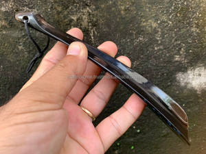 Authentic Handcrafted Buffalo <b>Horn</b> <b>Shoe</b> <b>Horn</b> Long Handle 60cm Polished Craftsy Home European Style for Wedding Gifts - Product Image 3