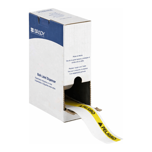Brady All-Weather PVC Self-Adhesive <b>Labels</b> with ANSI PELIGRO Header for M7 <b>Printers</b> - Product Image 3