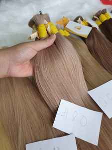 El mejor precio barato 100g color a granel Natural recto no Remy extensiones de cabello Vietnam proveedor de cabello humano venta estilo de lujo - Product Image 3
