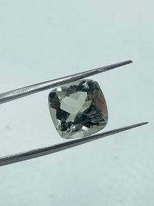 Natural Top Quality Green Amethyst Gemstone Loose Stone 14.87Carat 12MM <b>Cushion</b> Cut Green <b>Colour</b> For Jewelry Making - Product Image 6