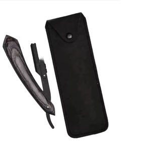 Navaja de Afeitar Profesional de Acero Inoxidable con Mango Recto, Plegable, Manual, para Barbería y Depilación - Product Image 1