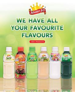 Leche de Soja Premium Esterilizada Sin OMG HALAL MASTER JOY de Malasia en Caja y Botella Lista para Enviar - Product Image 6