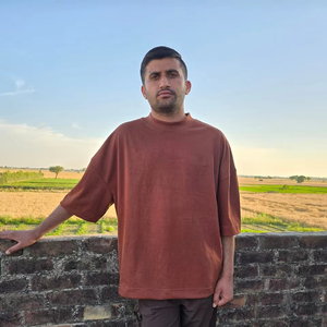 2026 New Style Custom Printed Front Men's 100% Cotton Short Sleeve O-Neck Eco-Friendly Breathable Anti-Wrinkle Loose Fit T-shirt - Product Image 1