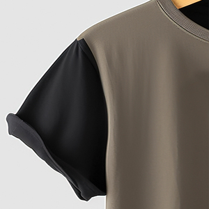 Camisetas Personalizadas de Algodón Orgánico Suave de Primera Calidad para Hombre, Ropa de Verano, Estilo Urbano, Camisetas Gruesas Informales para Hombre - Product Image 2