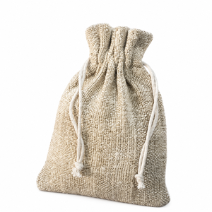 Eco Friendly Hemp <b>Drawstring</b> <b>Pouch</b> Bag Handmade Handloom Gift <b>Pouch</b> with Cotton Cord Sustainable Natural Storage Bag - Product Image 1