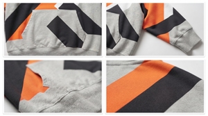 Sudadera con Capucha Azul Claro para Hombre, Unisex, Corte Regular, Estampada, con Bolsillo Tipo Canguro, de Forro Polar, para Invierno, 350g, Diseño Personalizado, Poliéster/Algodón - Product Image 4