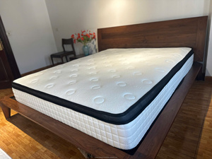 Eurotop Sang Trọng Chỉnh Hình 33Cm Túi Mùa Xuân Nệm Cao Su Tự Nhiên Bộ Nhớ Mềm Bọt Có Thể Tháo Rời Bìa Làm Mát Cho Nhà Đồ Nội Thất - Product Image 4