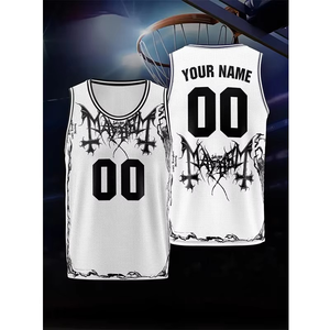Camisetas de baloncesto vintage coloridas con nombre personalizado, transpirables, envío directo, impresión 3D, camiseta sin mangas informal de verano - Product Image 5