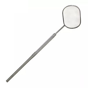 Espejo Cosmético Profesional Personalizado para Pestañas, Marco de Acero Inoxidable Chapado en Oro, Montado en la Pared para Revisar Extensiones de Pestañas - Product Image 1