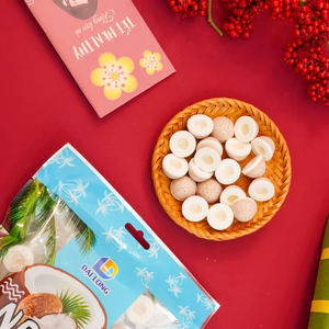Crispy coconut <b>candy</b> - a product from Vietnam by Dai Long company, made from pure milk powder, fragrant coconut milk flavor - Product Image 1