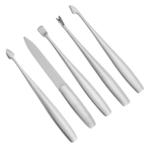 1 pièce Lime à ongles, Repousse-cuticules, Éliminateur de callosités et de peaux mortes, Fourche à cuticules, Outil de manucure et pédicure pour nail art - Product Image 2