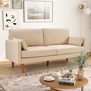 <b>SOFA</b> LOUNGE SET Mid-Century from Vietnam Sectional <b>Sofa</b> style High Density <b>Sponge</b> Pillow Back Metal/Wood Deep Seating - Product Image 4