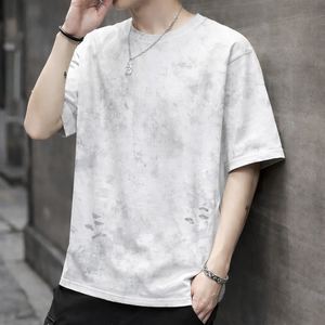 Mens <b>Tie</b>-Dye Oversized T-Shirt 220gsm Streetwear Cotton Tee OEM Private Label Supplier - Product Image 1