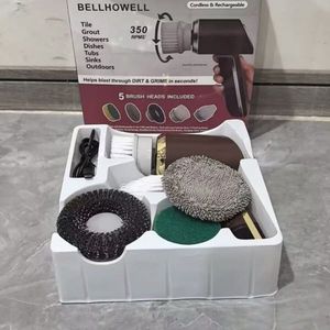 Spazzola Elettrica Ricaricabile Senza Fili Portatile Come Visto in TV, Spugne e Spazzole per il Bagno - Product Image 4