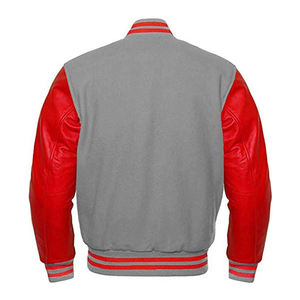 Chaqueta Universitaria de Lana Personalizada para Hombre 2024, Chaqueta de Invierno Delgada de Alta Calidad con Logotipo Universitario Bordado Vintage OEM - Product Image 2