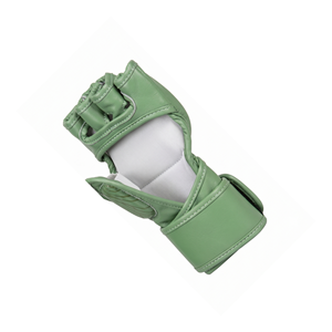 Askar Wear Ind. Gants de MMA en cuir vert, demi-doigts, fermeture Velcro, unisexe, équipement d'entraînement d'arts martiaux - Product Image 4