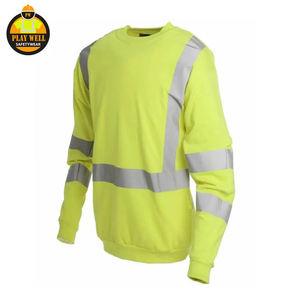 Sudadera Polar Reflectante de Alta Visibilidad, Ropa de Trabajo de Seguridad Cálida, Sudaderas 100% Poliéster - Product Image 6