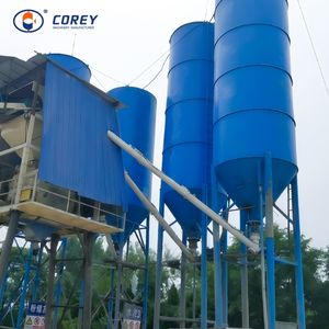 Automatic Stationary Type <b>Concrete</b> <b>Batching</b> <b>Plant</b> Ready Mix Cement Aggregate Mixing Equipment with Engine Motor Core Components - Product Image 4