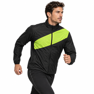Chaqueta Deportiva Ligera para Hombre, Impermeable, Cortavientos, Transpirable, de Secado Rápido, con Capucha - Product Image 3