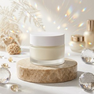Crema Facial Antienvejecimiento con Células Madre Premium y Ceramida Matrixyl OEM ODM MOQ 350 Botella de Vidrio - Product Image 4