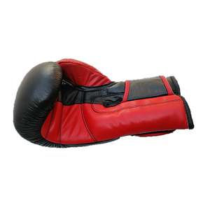 Service OEM accepté, gants de boxe d'entraînement à lacets, gants de boxe de compétition personnalisés en cuir latex véritable brillant, unisexe. - Product Image 2