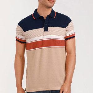 Chemise Homme Beige à Manches Courtes en Jersey Tricoté Couleur Unie Respirante Design Décontracté avec Poche Poitrine Personnalisée - Product Image 4