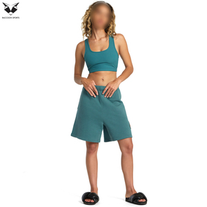 Pantalones cortos deportivos extragrandes para mujer con cintura con cordón, ropa informal de verano, producto transpirable, pantalones cortos deportivos - Product Image 6
